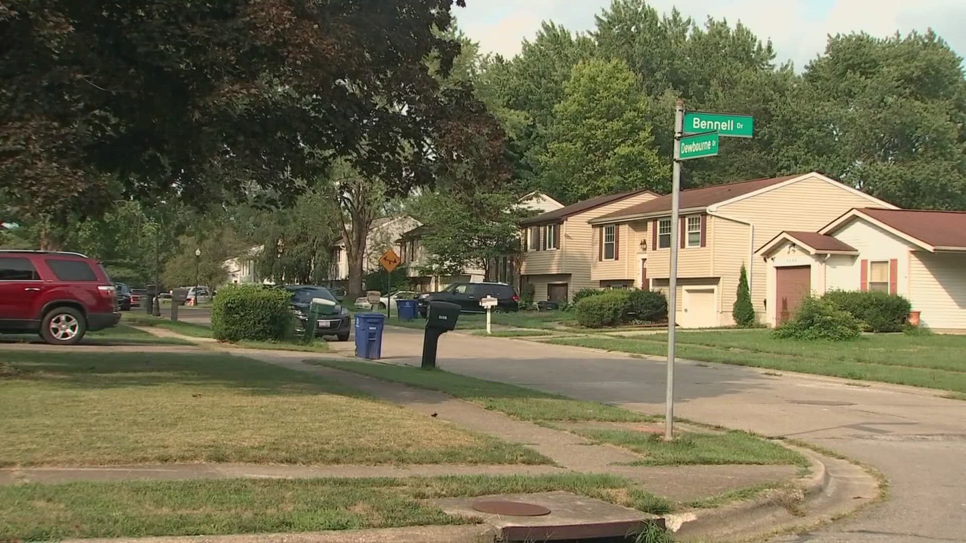 According to the Columbus Division of Police, the child was struck on Dewbourne Drive near Gender Road just before 3 p.m.