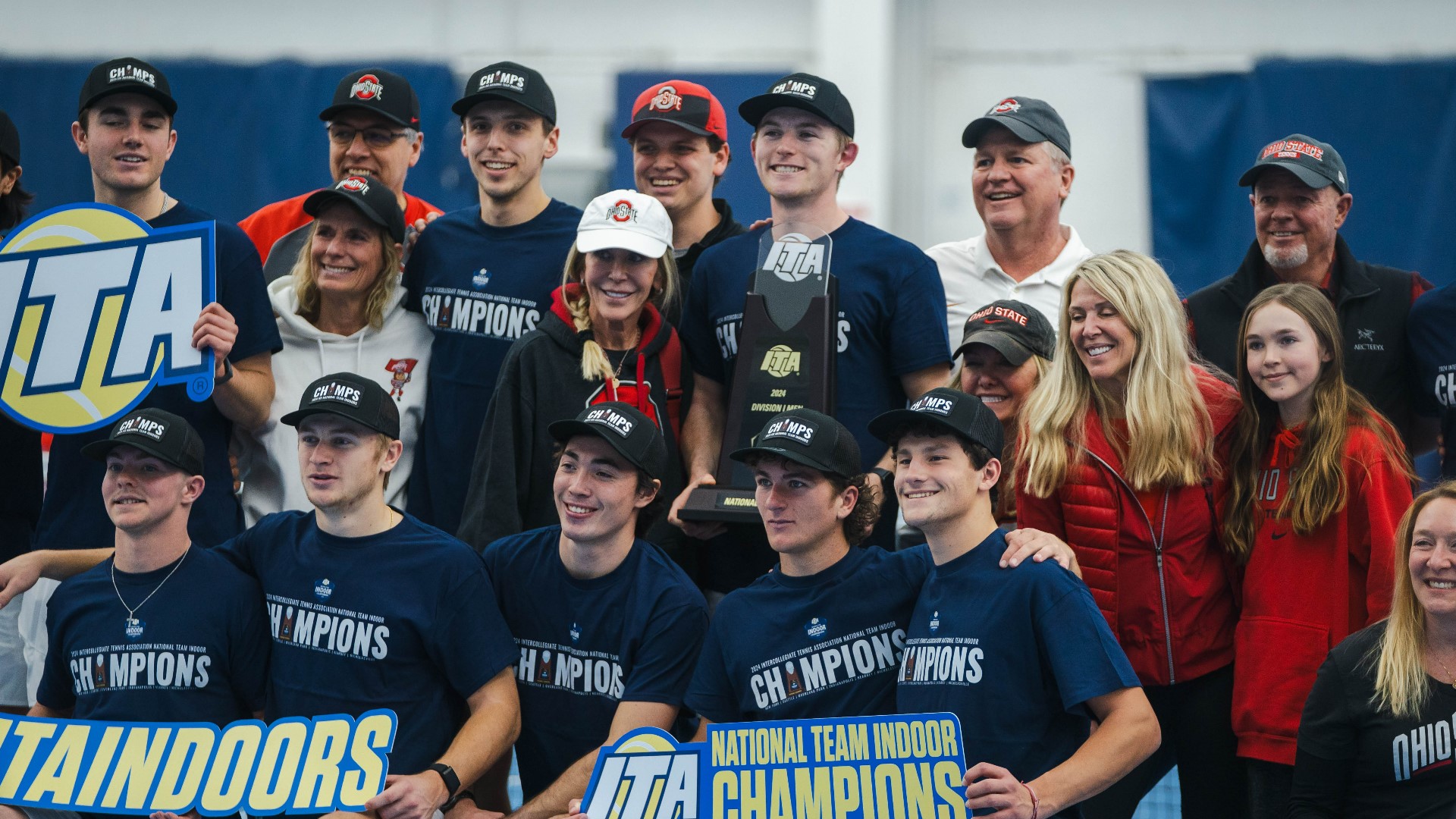 This was the third indoor national title for Ohio State. The Buckeyes won in 2014 and 2019.