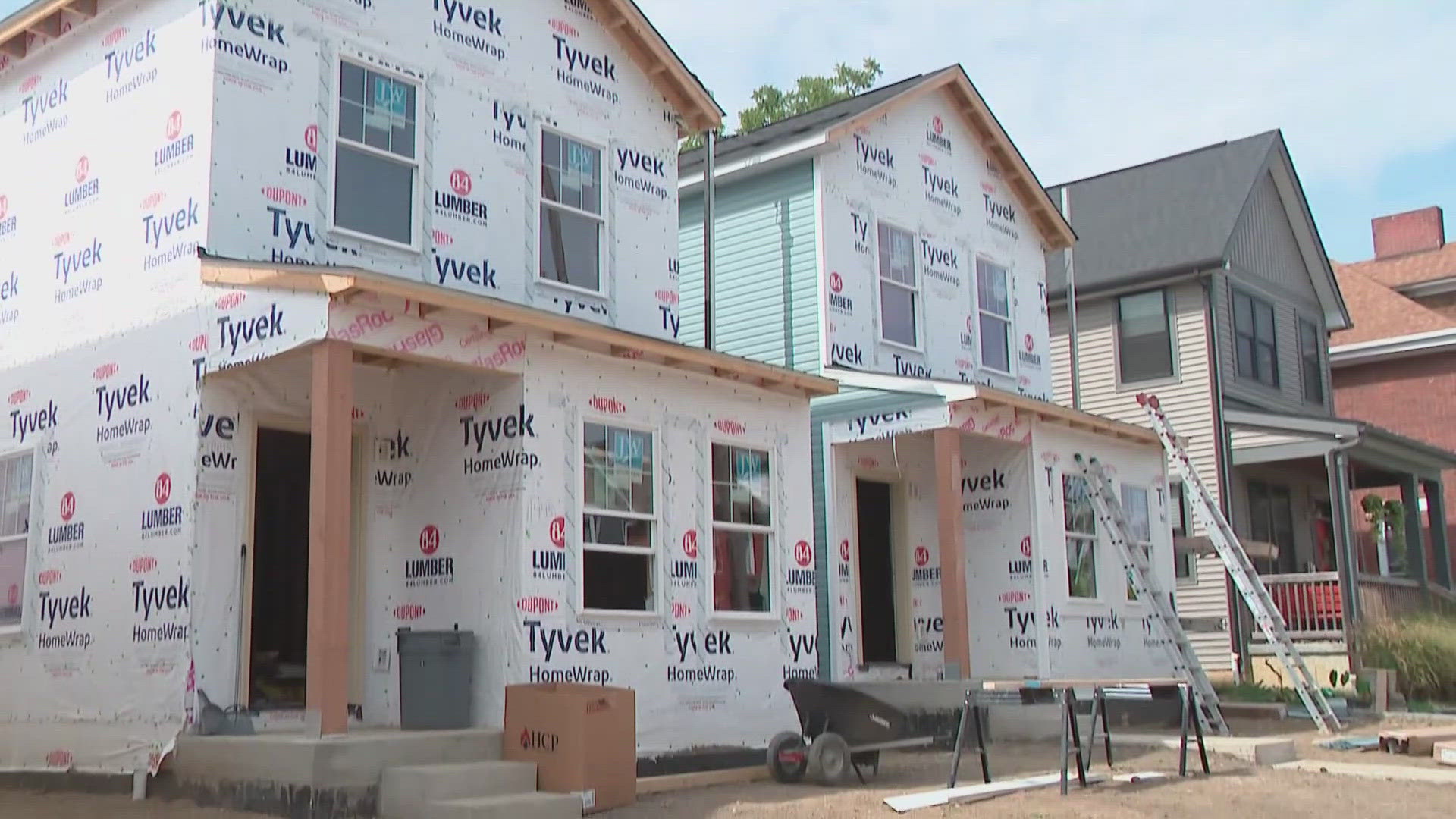 The Franklin County Land Bank owns the ground that the homes are built on, but the buyer owns the home and builds equity.