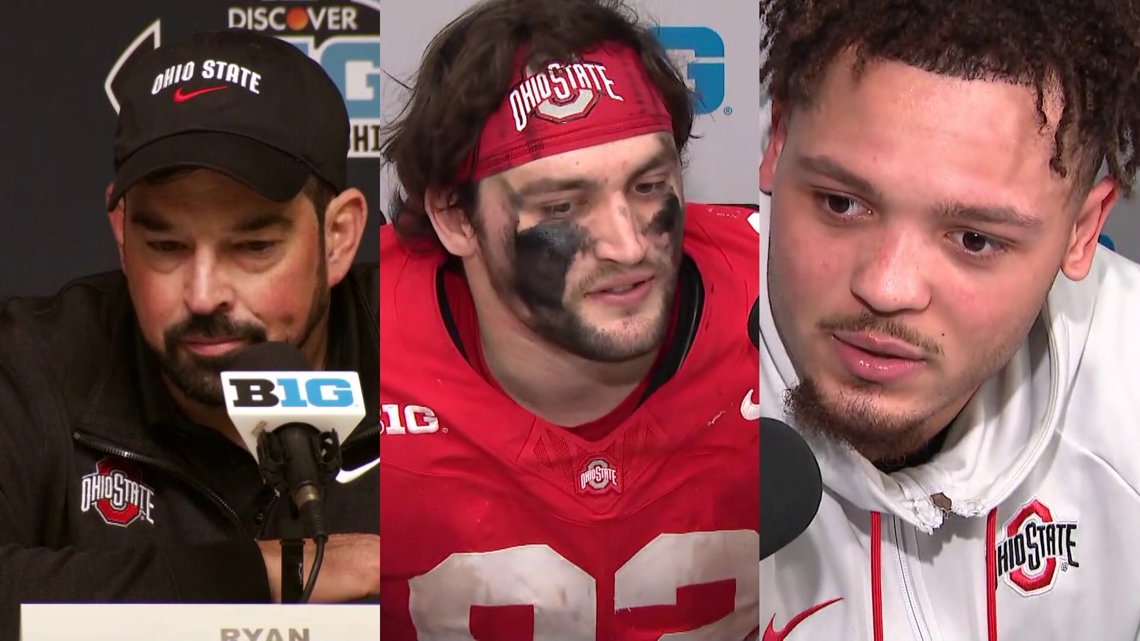 Ohio State vs. Indiana — Big Ten Championship: Ryan Day, Julian Sayin, player interviews