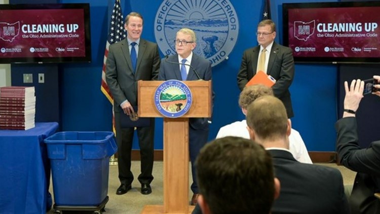 DeWine, Husted announce plan to eliminate sections of Ohio Administrative Code