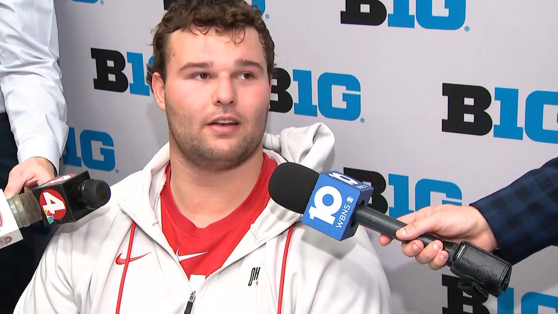 Luke Montgomery postgame interview | Ohio State vs. Indiana — Big Ten Championship