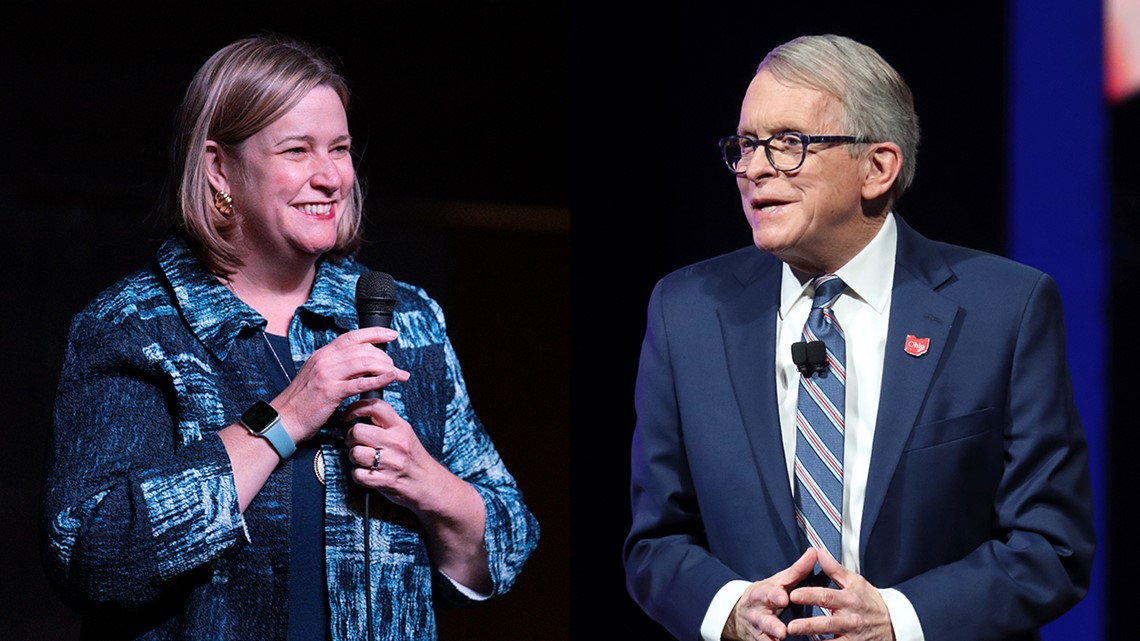 Ohio governor election results Mike DeWine, Nan Whaley