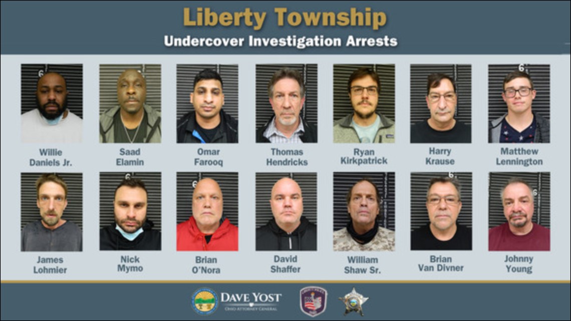 14 men arrested in human trafficking sting in northeast Ohio