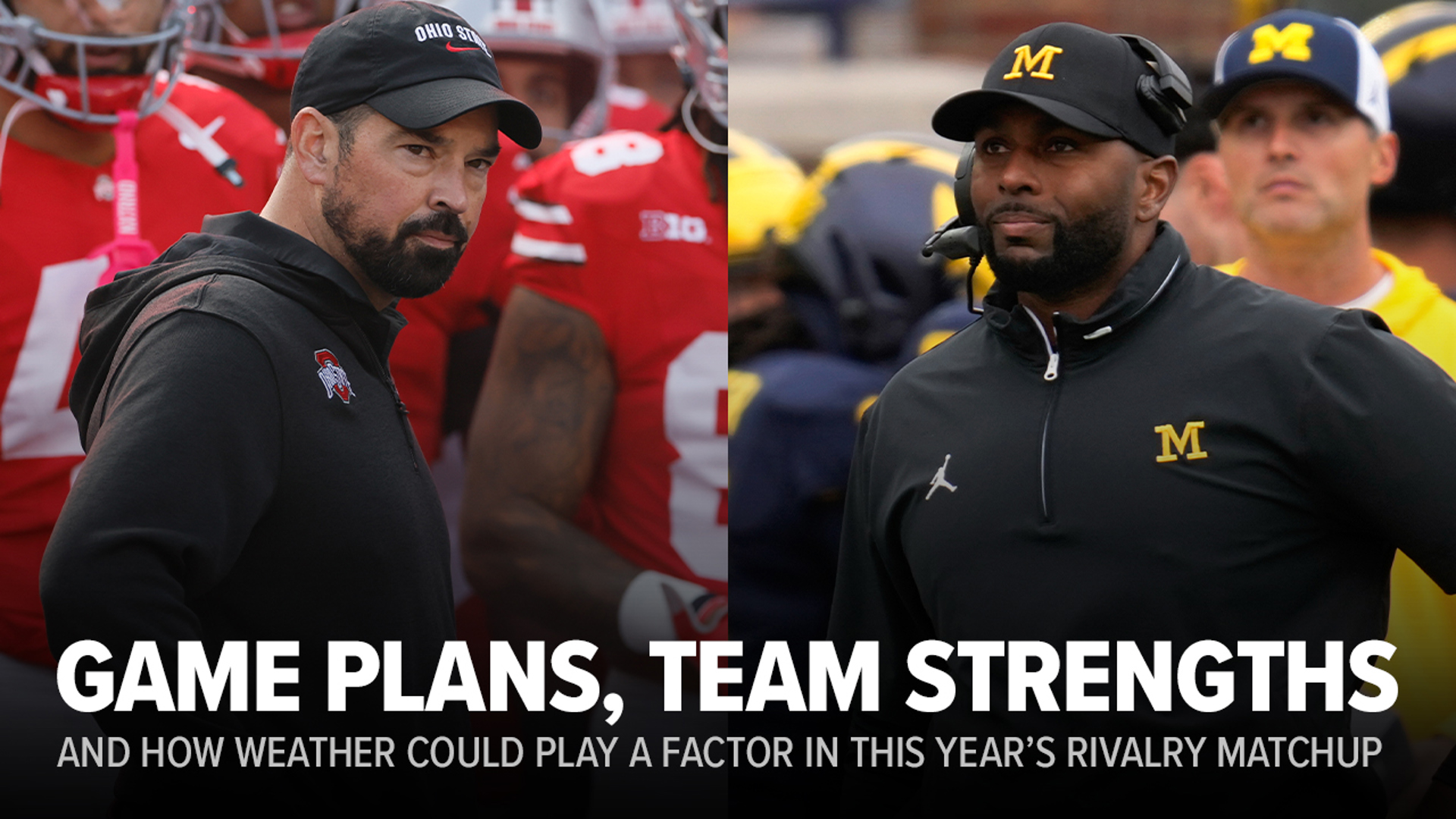 Both Ohio State and Michigan have strong run games but the Buckeyes are a bigger threat to air it out.