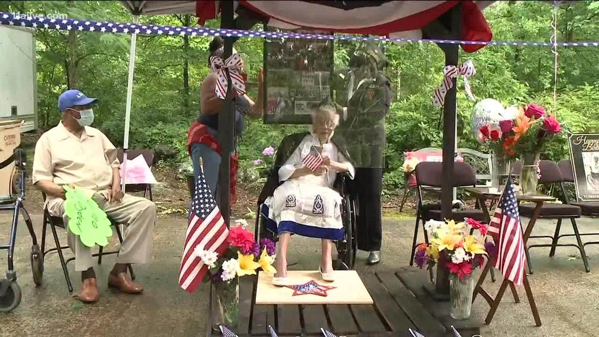 Community celebrates 100th birthday honoring the only living Tuskegee(02)