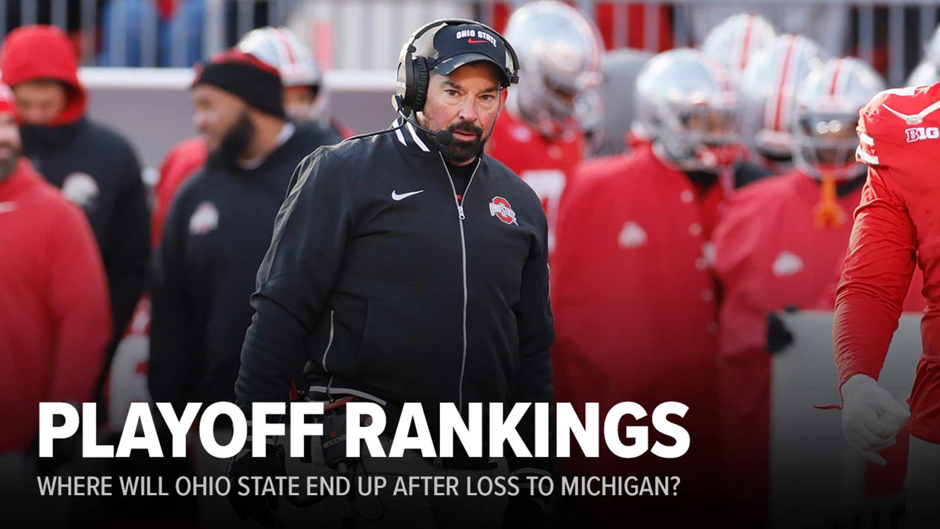 Ohio State was knocked out of the Big Ten title game with the loss to Michigan, but the Buckeyes are still expected to make the playoffs.