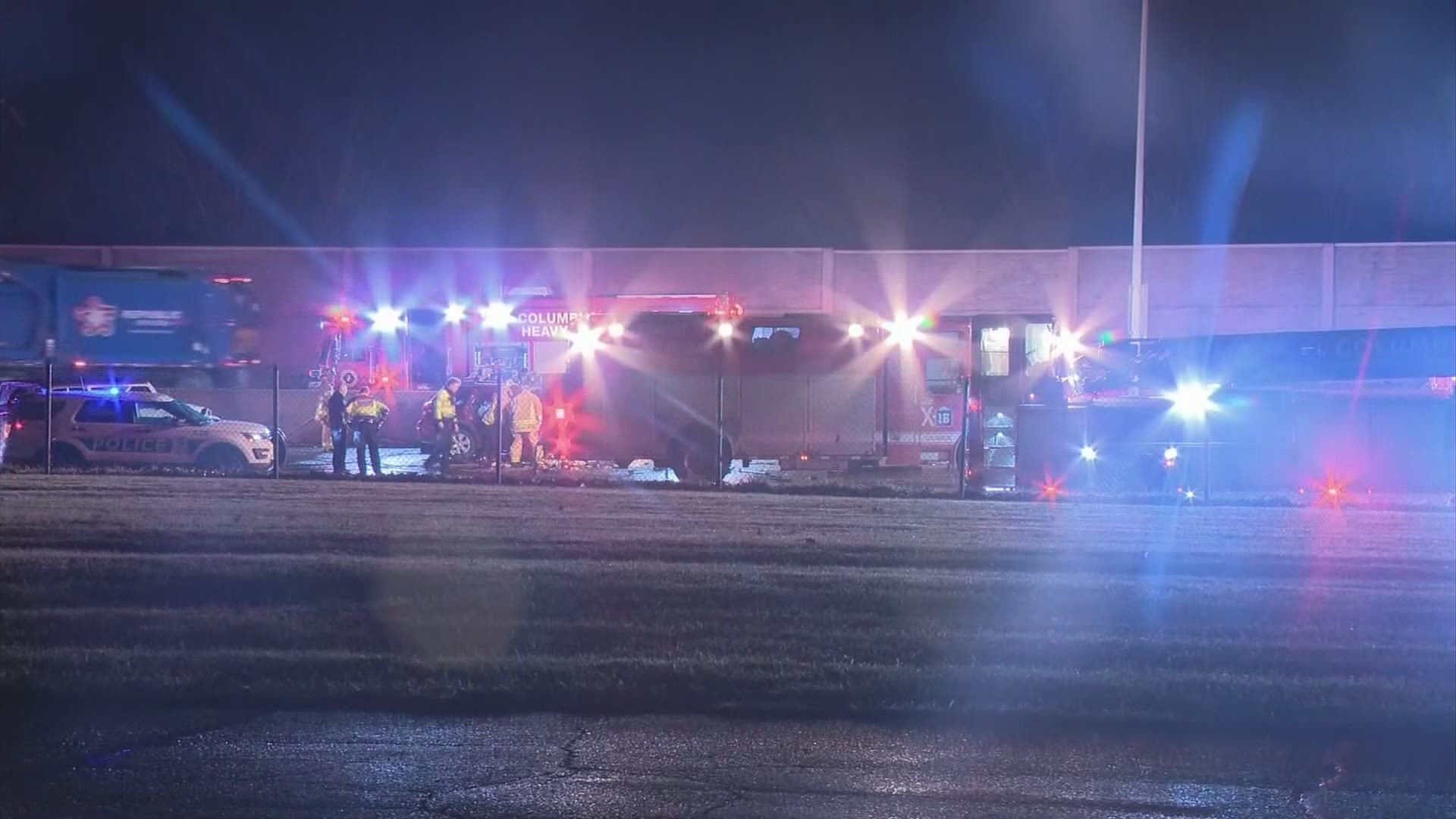 Two men were killed and another person was injured in a wrong-way on Interstate 71 in north Columbus early Monday morning.