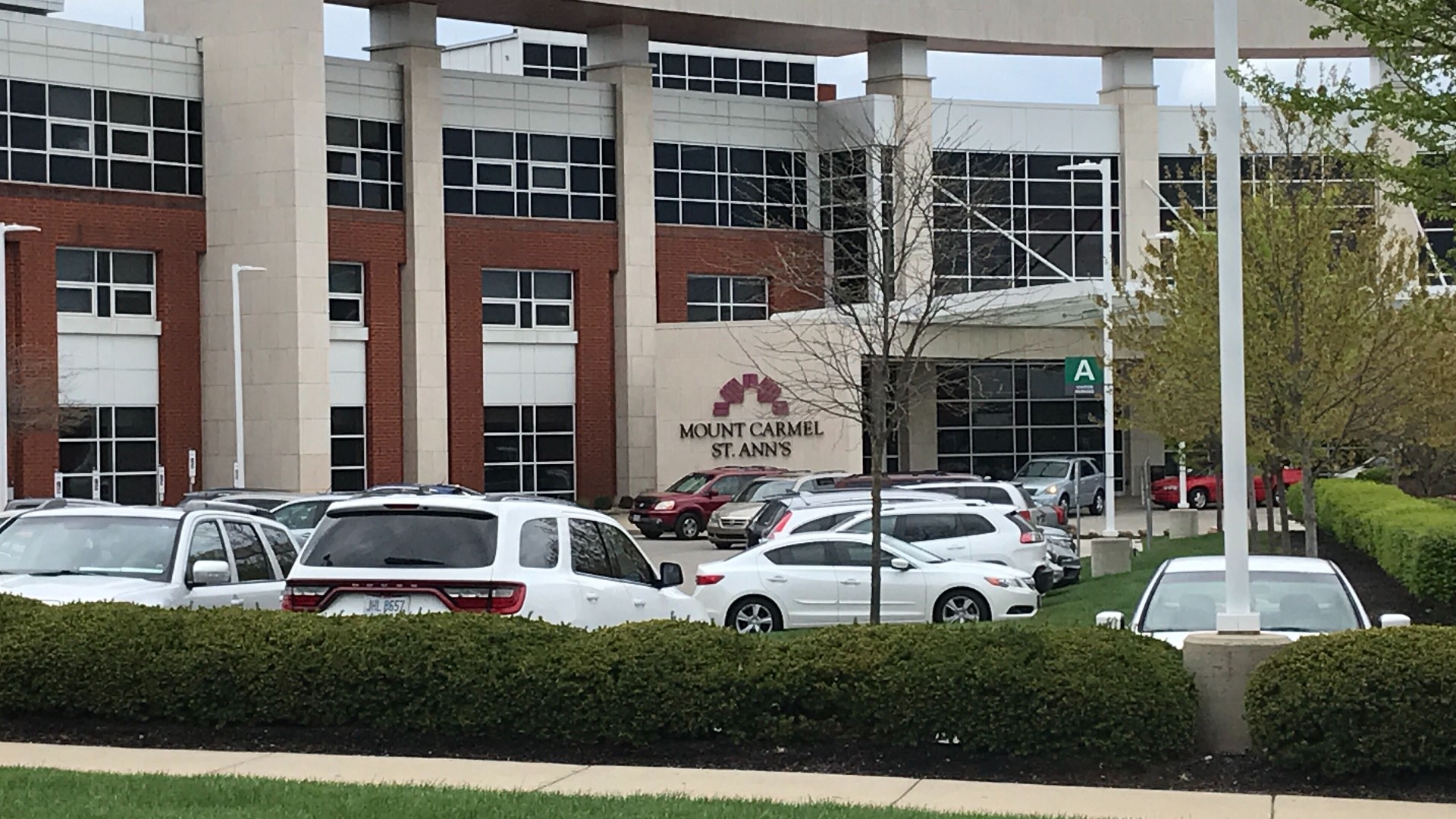 The shooting happened inside the emergency room at the hospital around 2:15 p.m. Monday.