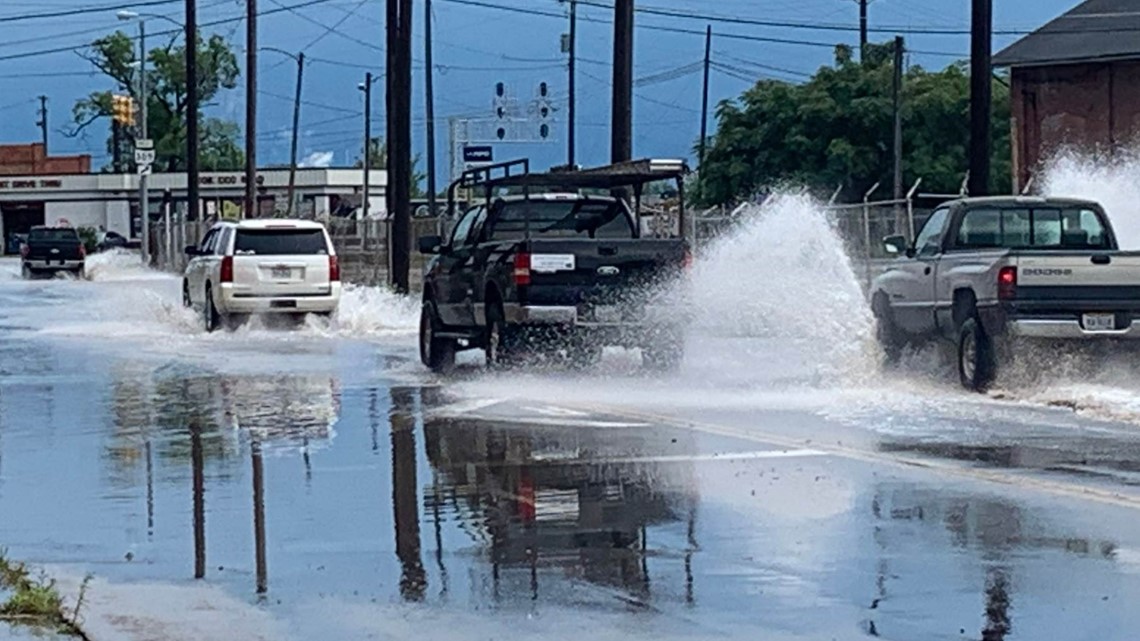 Storms prompts road closures, flood warning in Marion