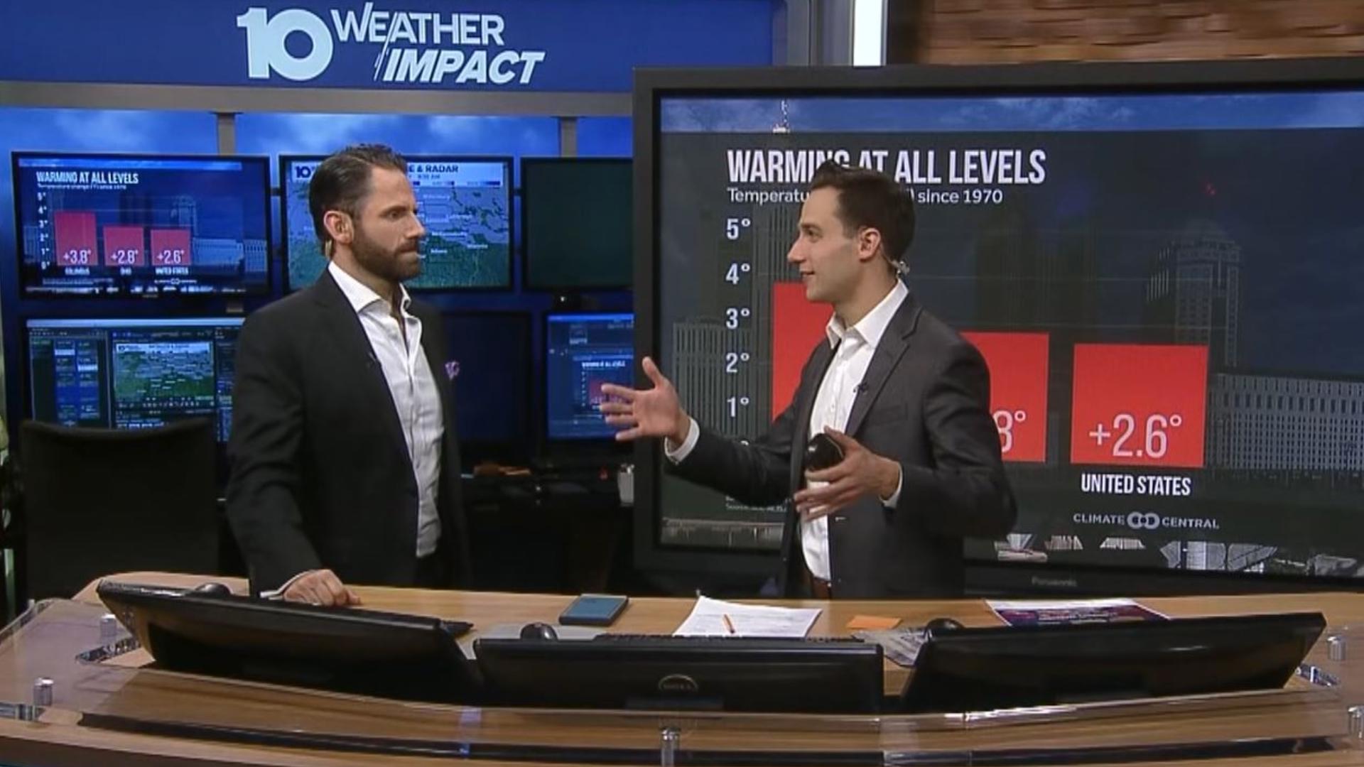 Meteorologist Dylan Robichaud digs deep to share all things weather with 10TV's Jay Plyburn and you! Today's topics include lake-effect snow and warming trends.