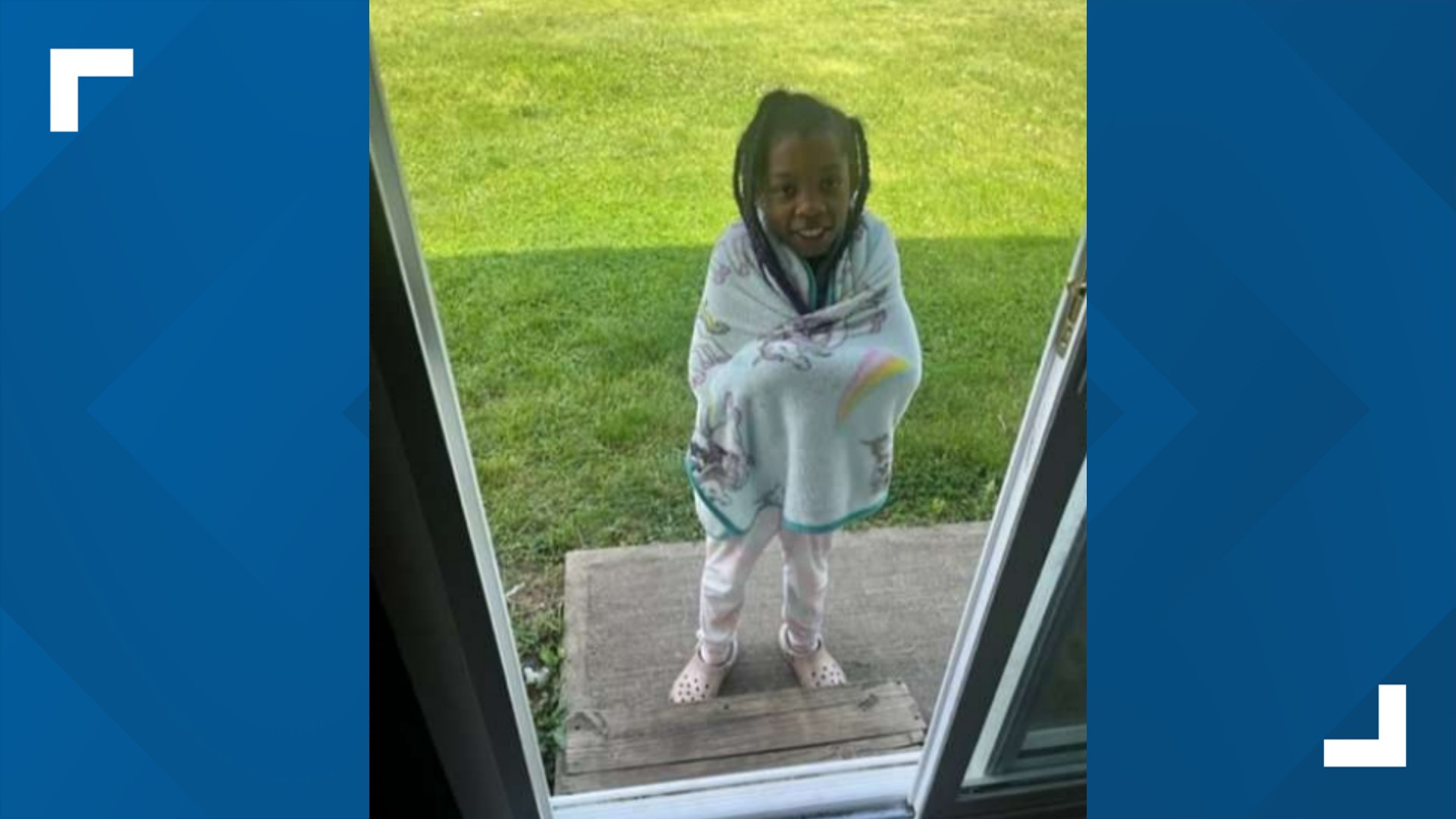 Authorities say the girl was safely reunited with her legal guardian at a Columbus restaurant.