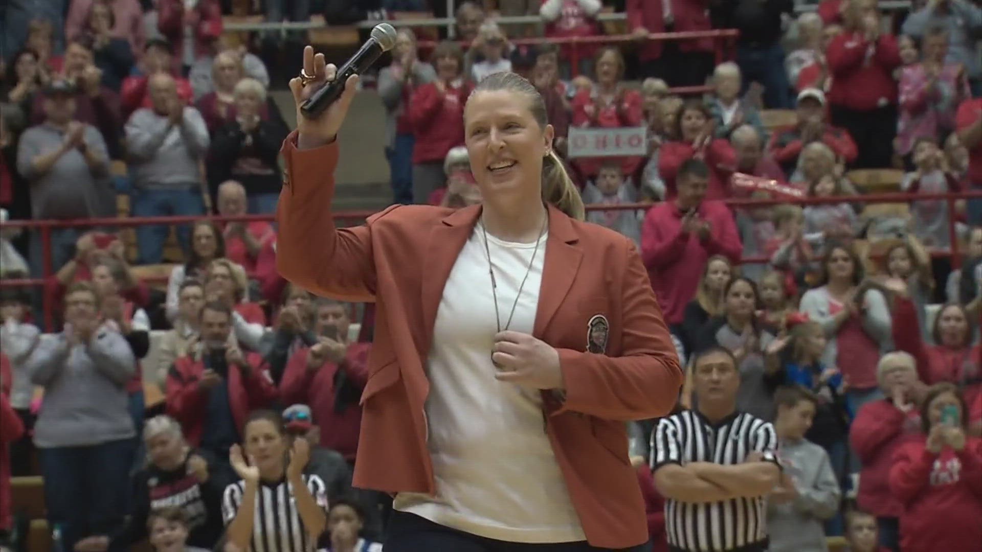 Katie Smith is a basketball legend who led the Ohio State women’s team to the Final Four in 1993.