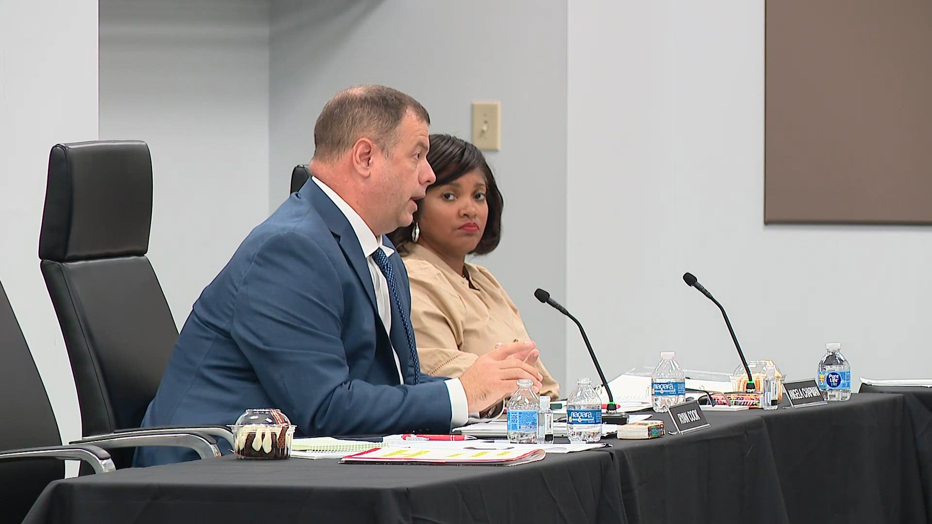 Columbus City Schools projects growing deficits, with Treasurer Ryan Cook stating, 'I don't think we can cut our way out of it.'