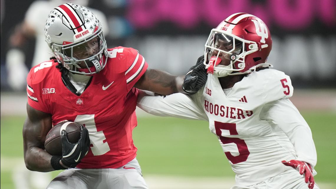 Ohio State falls to Indiana 13-10 in the Big Ten Championship