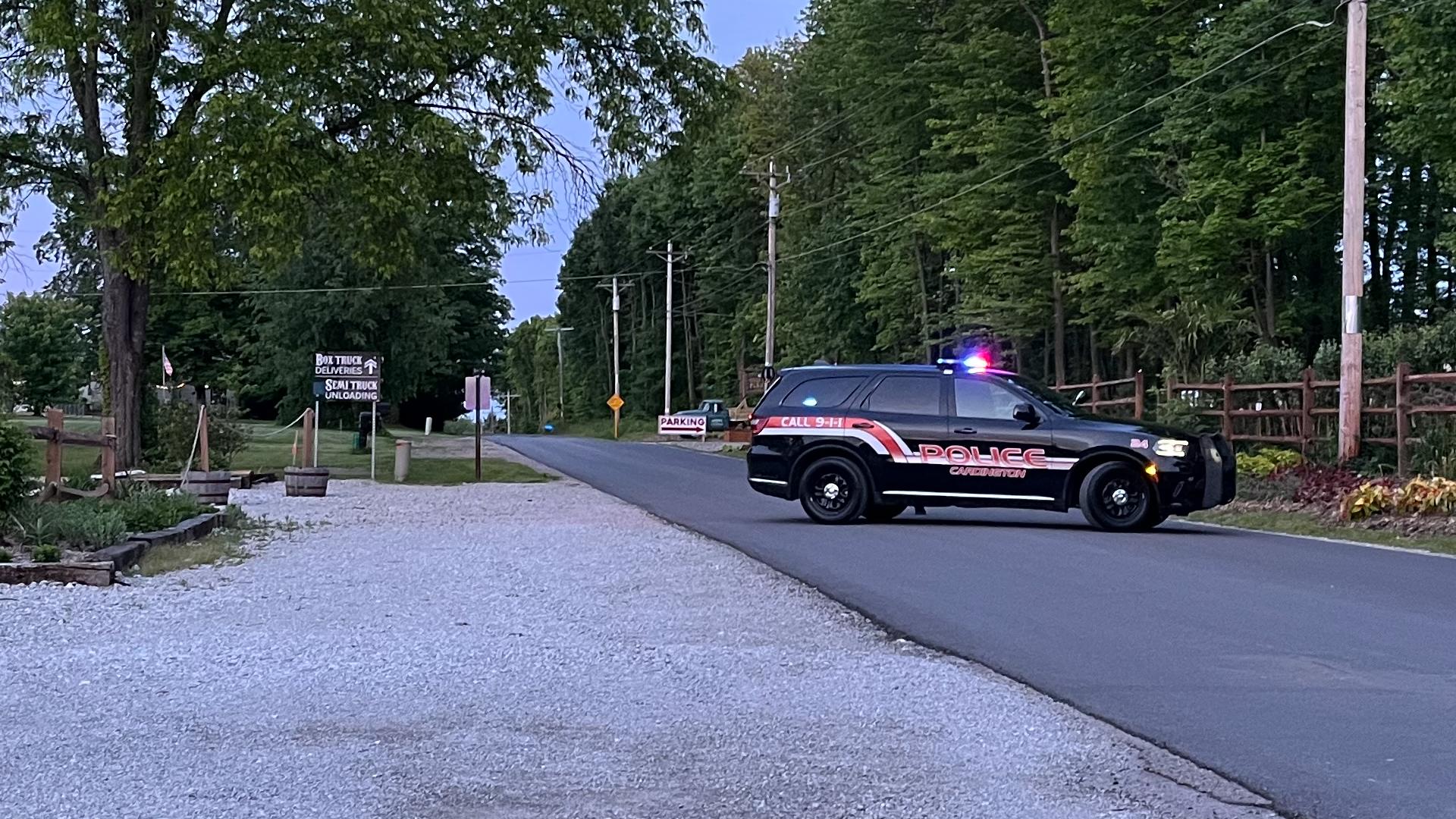 The suspect was taken to the hospital in serious condition, according to the sheriff.