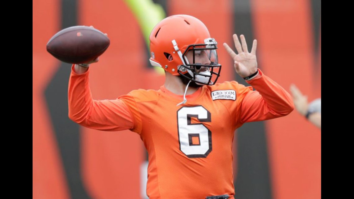 Browns quarterback Baker Mayfield is playing for a contract