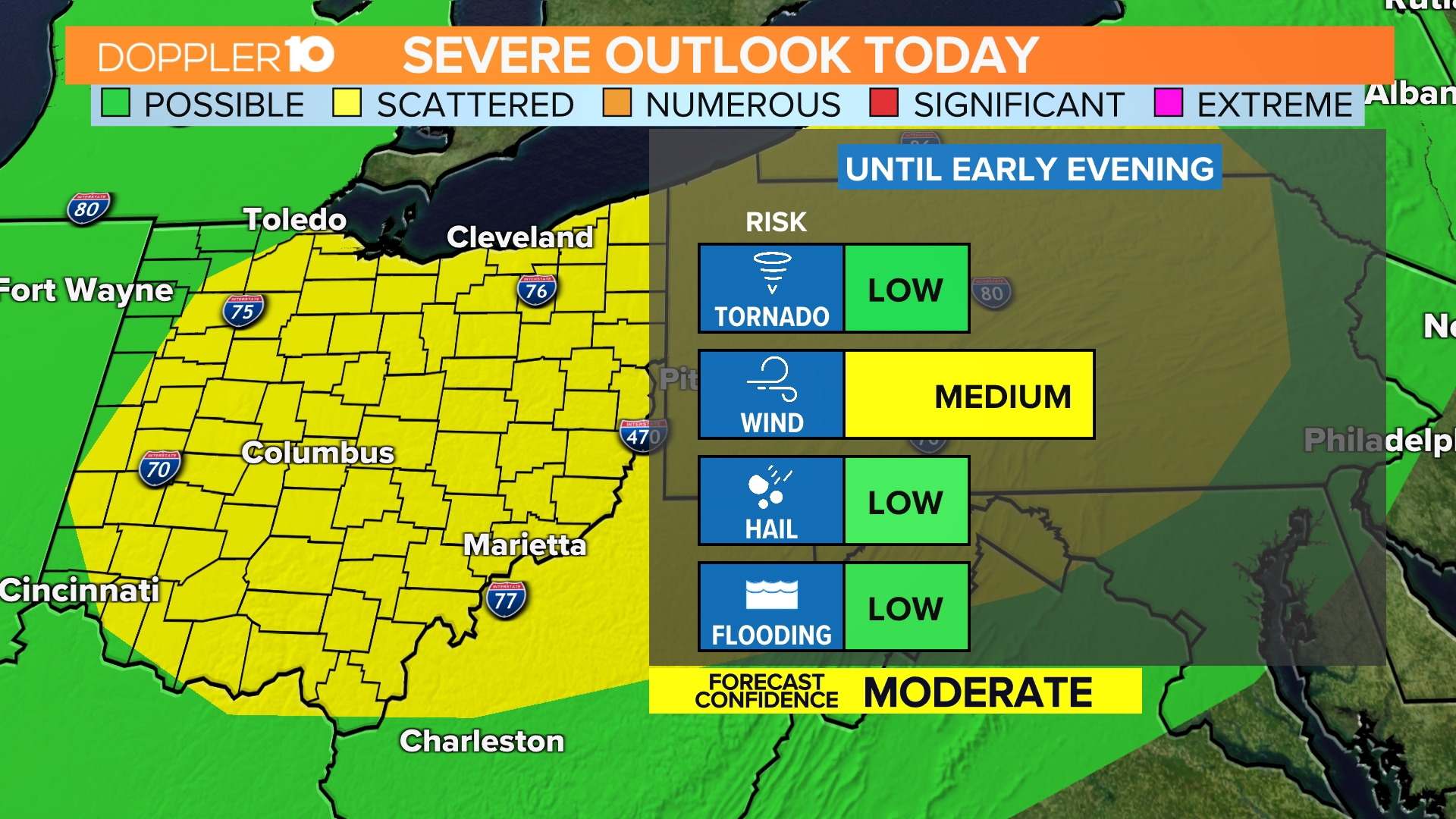 Columbus Ohio severe weather outlook: Tornadoes possible Saturday ...
