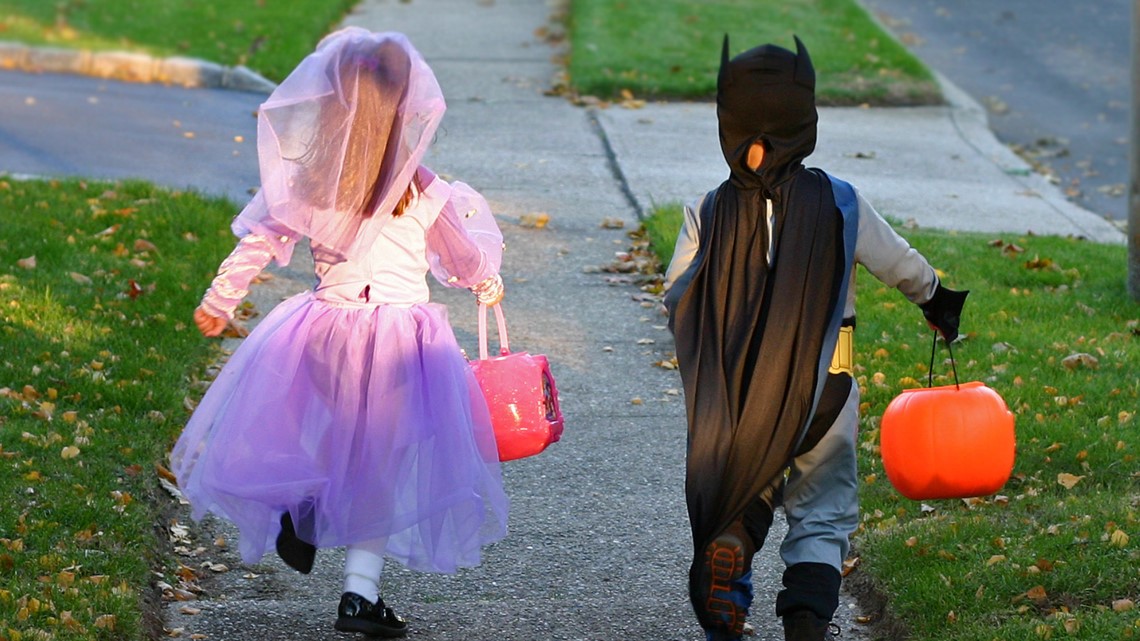 Halloween trickortreat times and dates in Columbus area