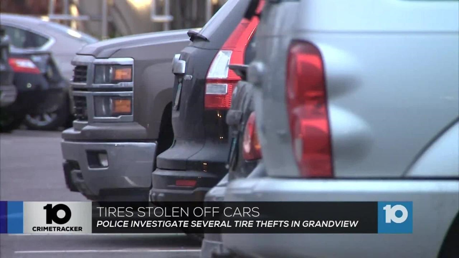 Grandview Police investigating increase in tire thefts | 10tv.com