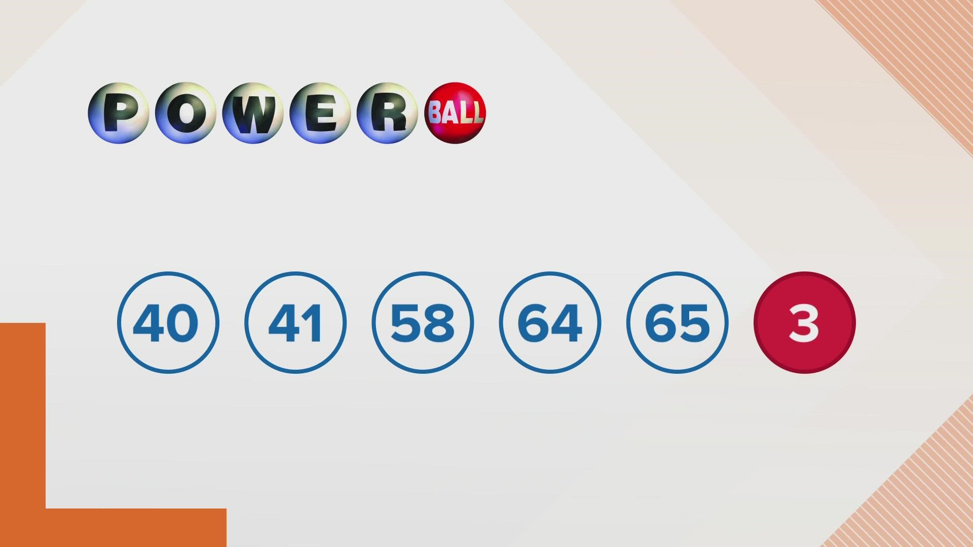 The ticket was just one number away from the jackpot prize, marking the 59th winner of $1 million or more for Powerball’s 5-of-5 prize since 2012.