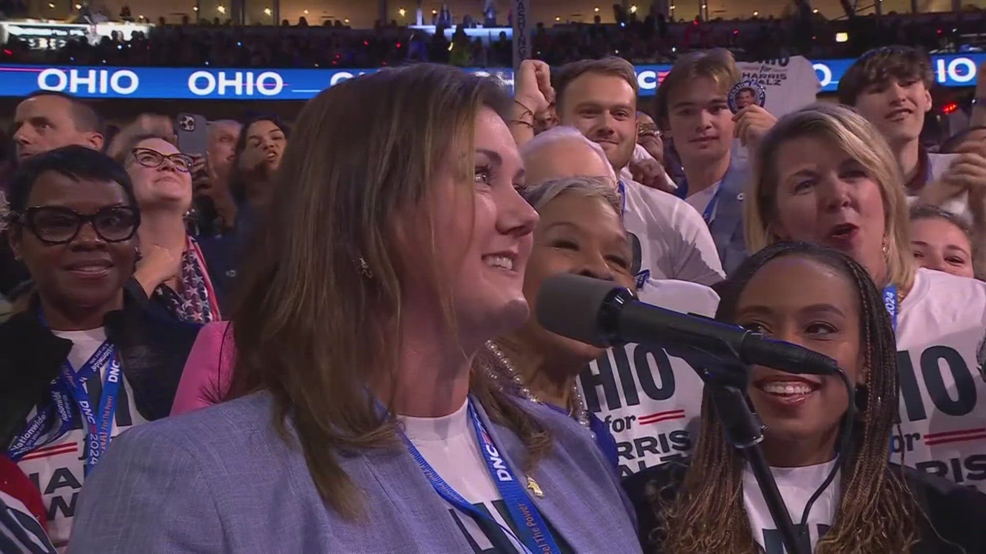 Ohio's Democratic delegates officially cast their votes for Vice President Kamala Harris during a Democratic Party virtual roll call on August 5.