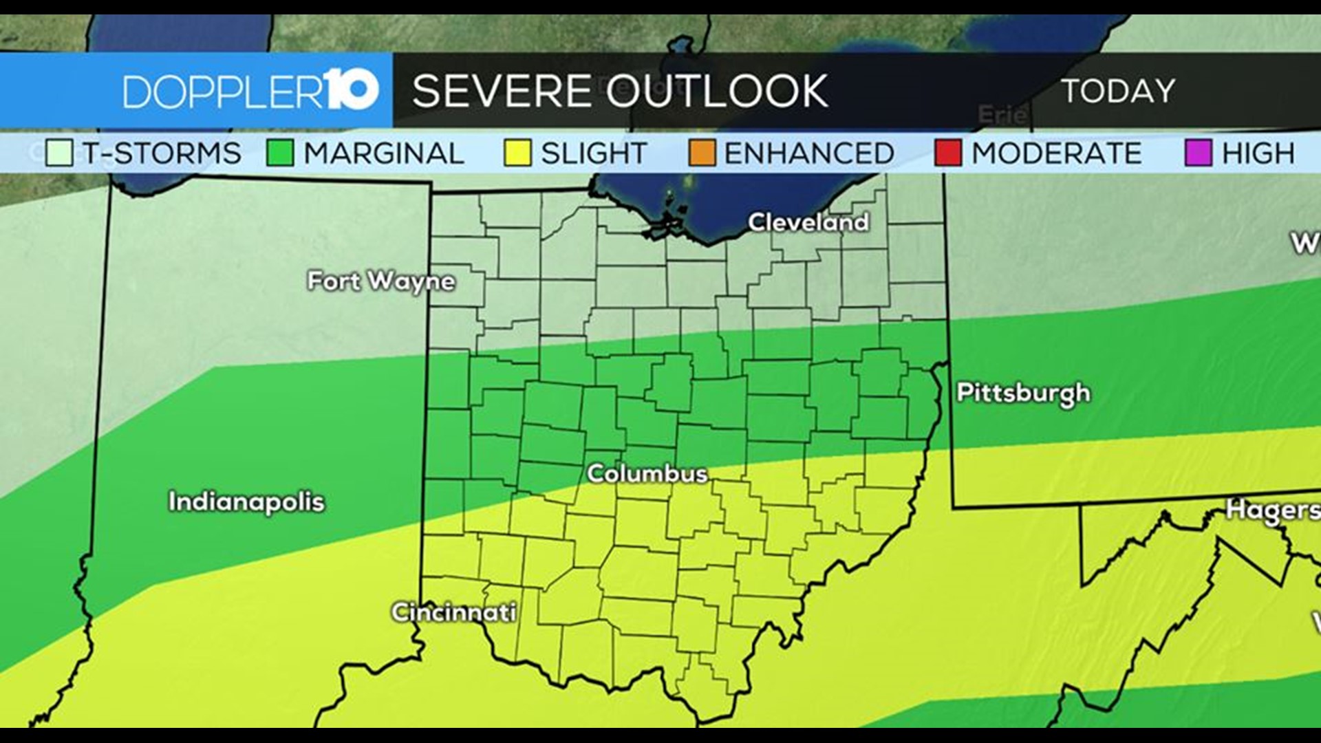 Tracking severe weather in central Ohio June 16, 2019