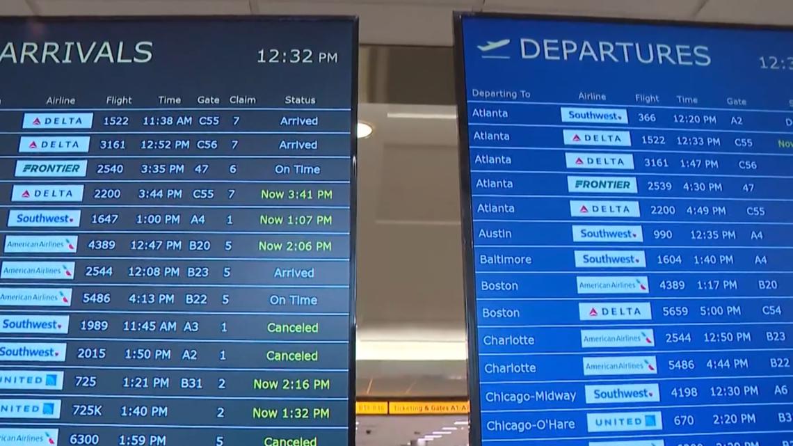 Chaotic weekend leaves air travelers stranded, more cancelations to come