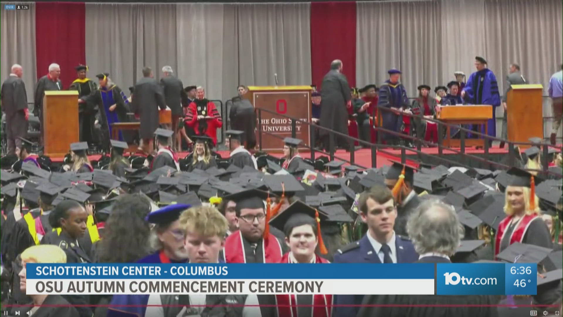 The school says approximately 3,500 students got their degree.