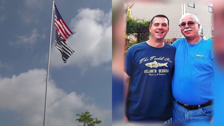 HOA tells father of murdered Kirkersville police chief to remove police flag from yard