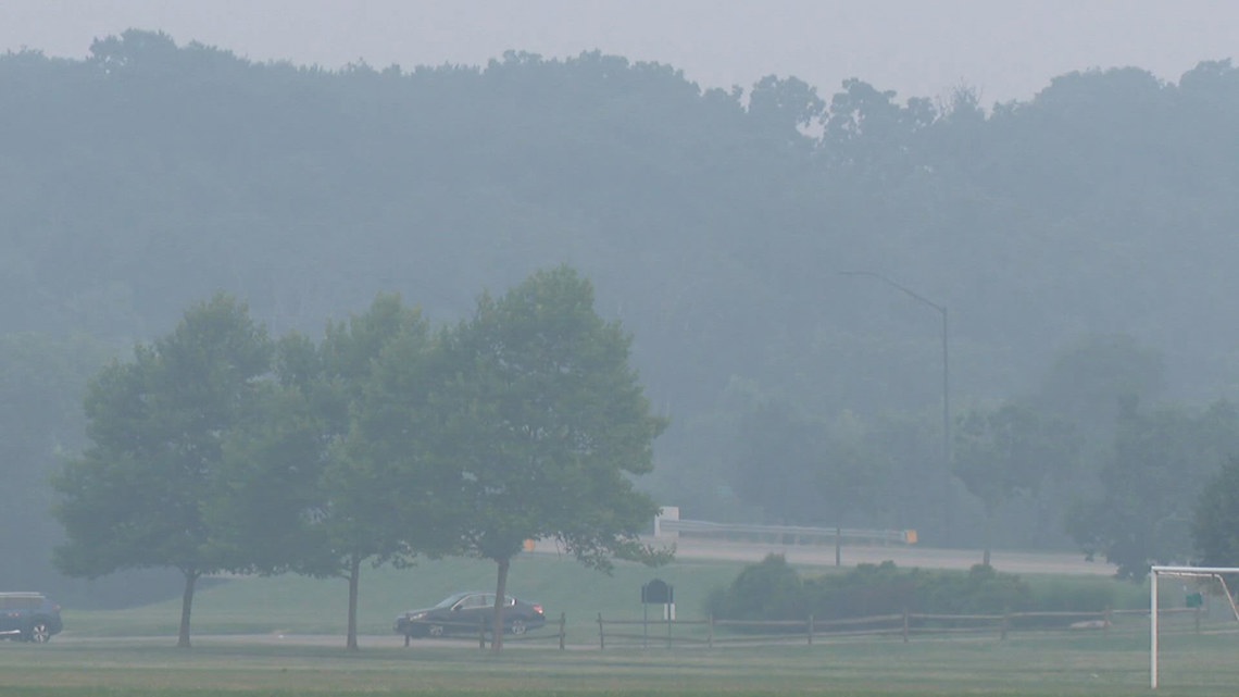 Wildfire smoke blankets Ohio, bringing unhealthy air quality and hazy skies