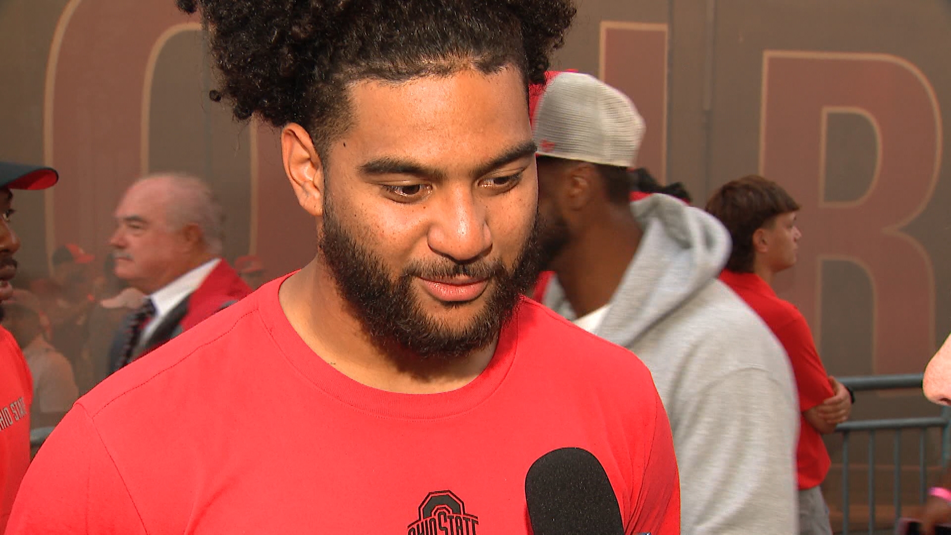 DE JT Tuimoloau said preparing over the next week is going to be crucial as the team travels to play Oregon.