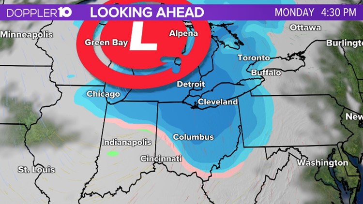 Cold temperatures, more snow expected Monday; 1-2