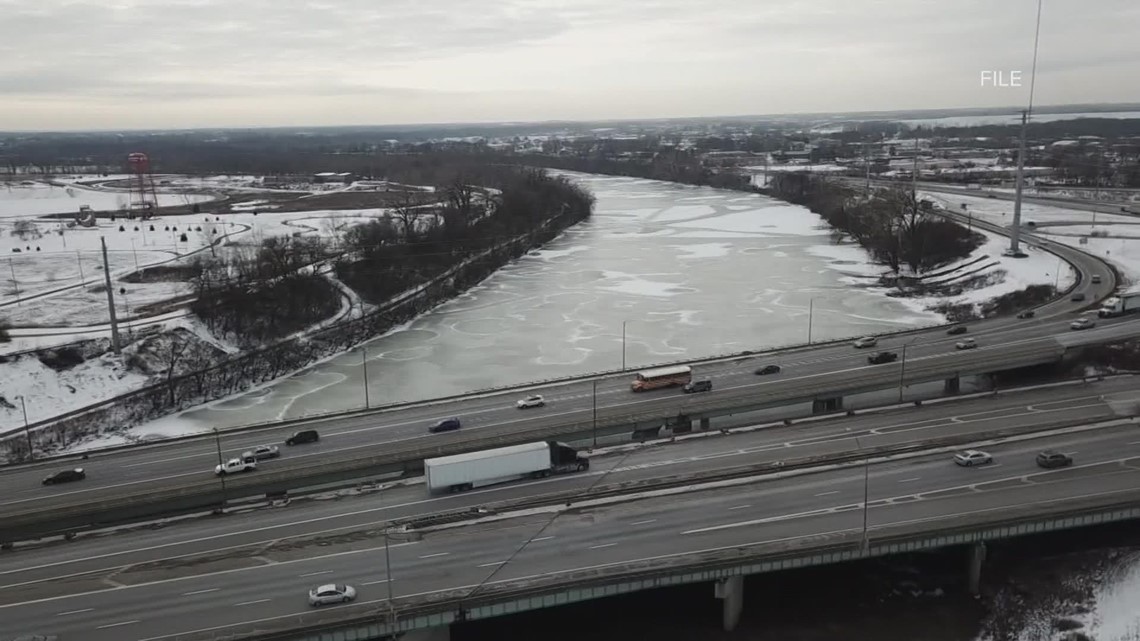 Current road conditions and traffic in Columbus, central Ohio