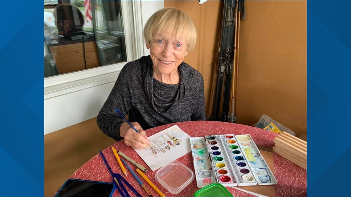 3 years later, Bonnie Bowen continues to bring smiles with watercolor paintings
