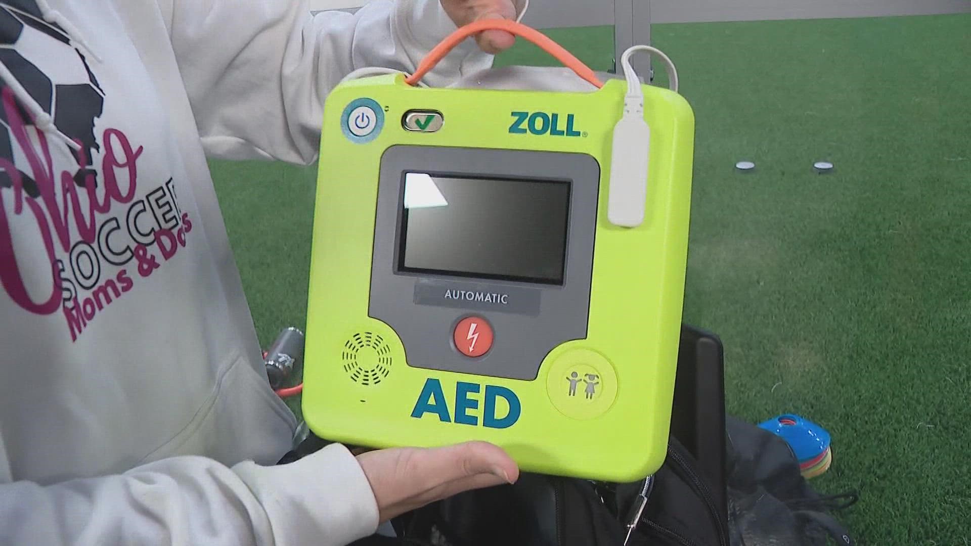 An AED was used on Buffalo Bills safety Damar Hamlin after he was hurt while trying to tackle Cincinnati Bengals wide receiver Tee Higgins.