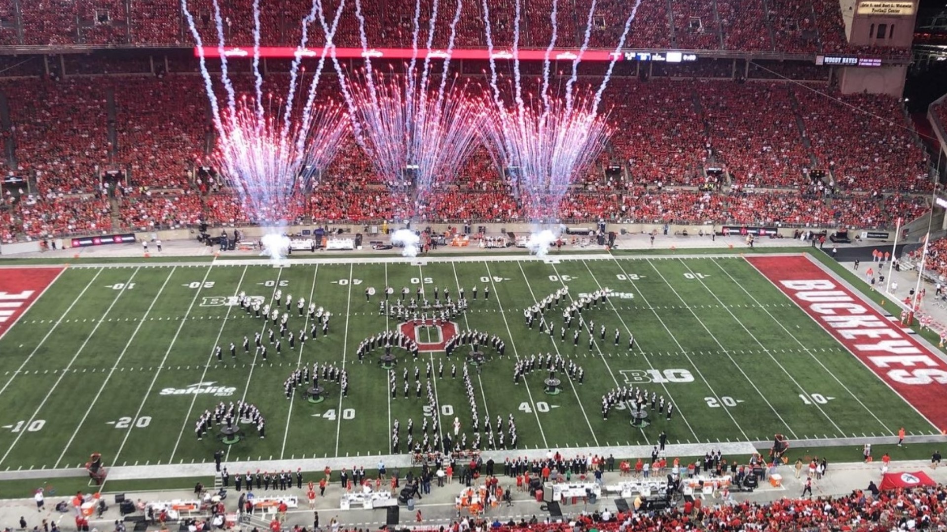 The Best Damn Band In The Land put on a trio of jazz performances inside Ohio Stadium Saturday night.