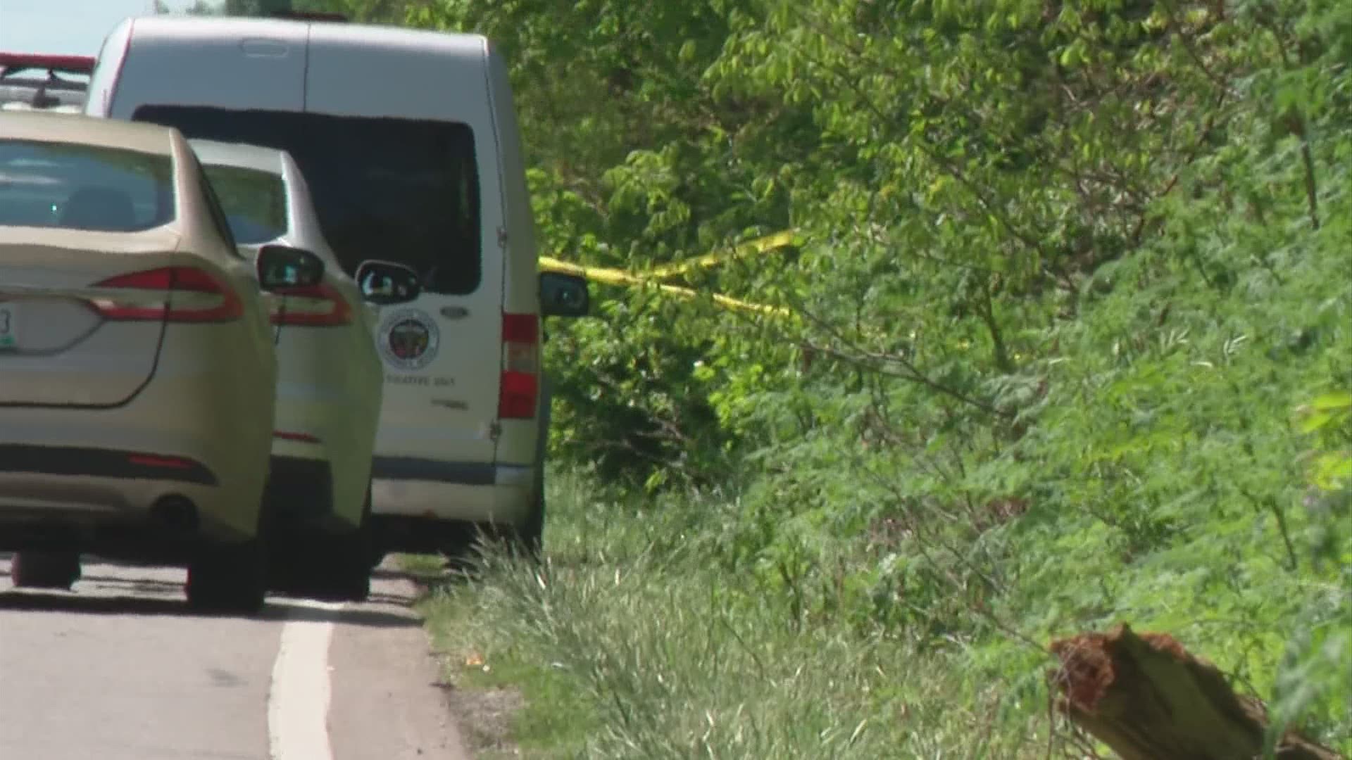 Police said the man was found along Brice Road, north of Shannon Road, around 9:15 a.m.