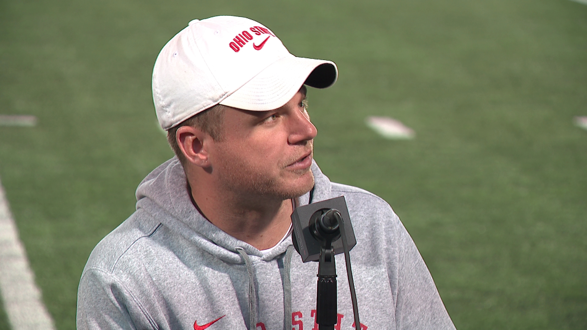Ohio State QB Billy Fessler talked about what he's seeing out of his three quarterbacks in spring practice.