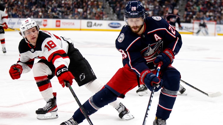 Blue Jackets end 3-game losing streak with 4-3 win over Devils