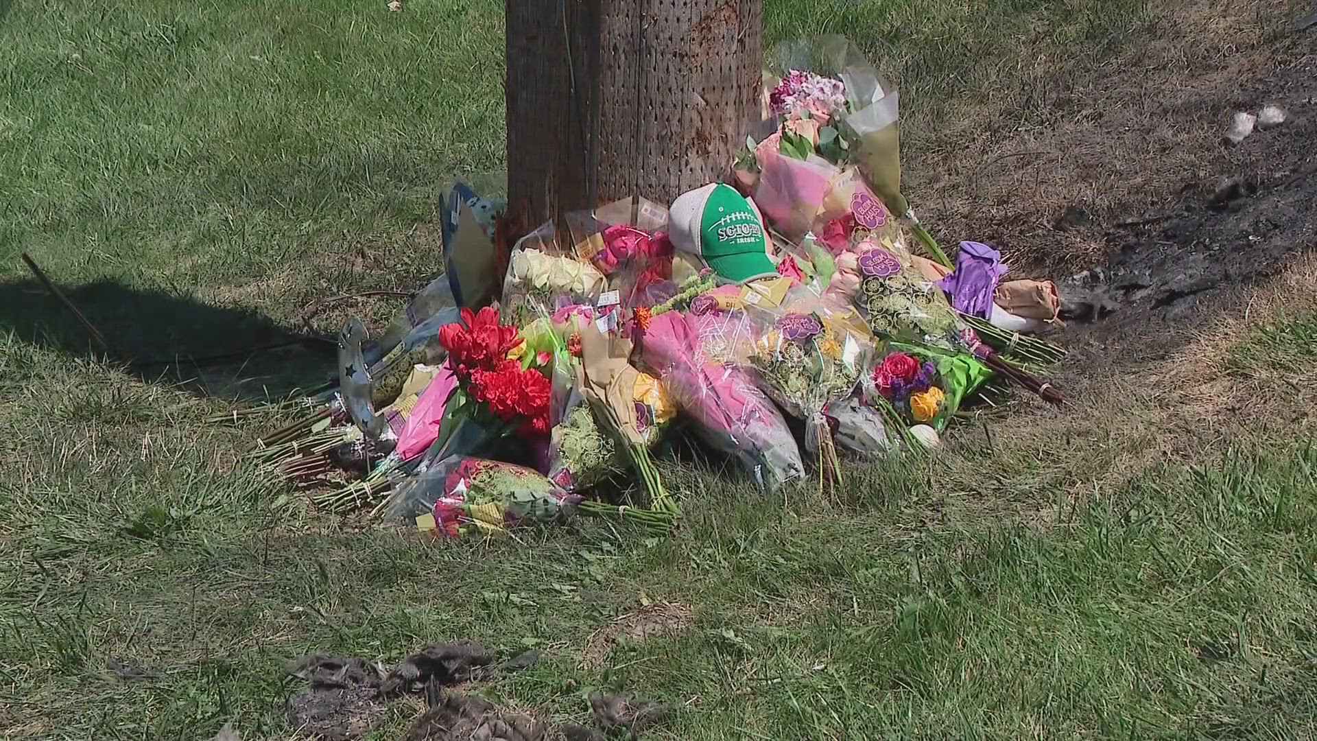 The crash happened on Sunday near Powell.