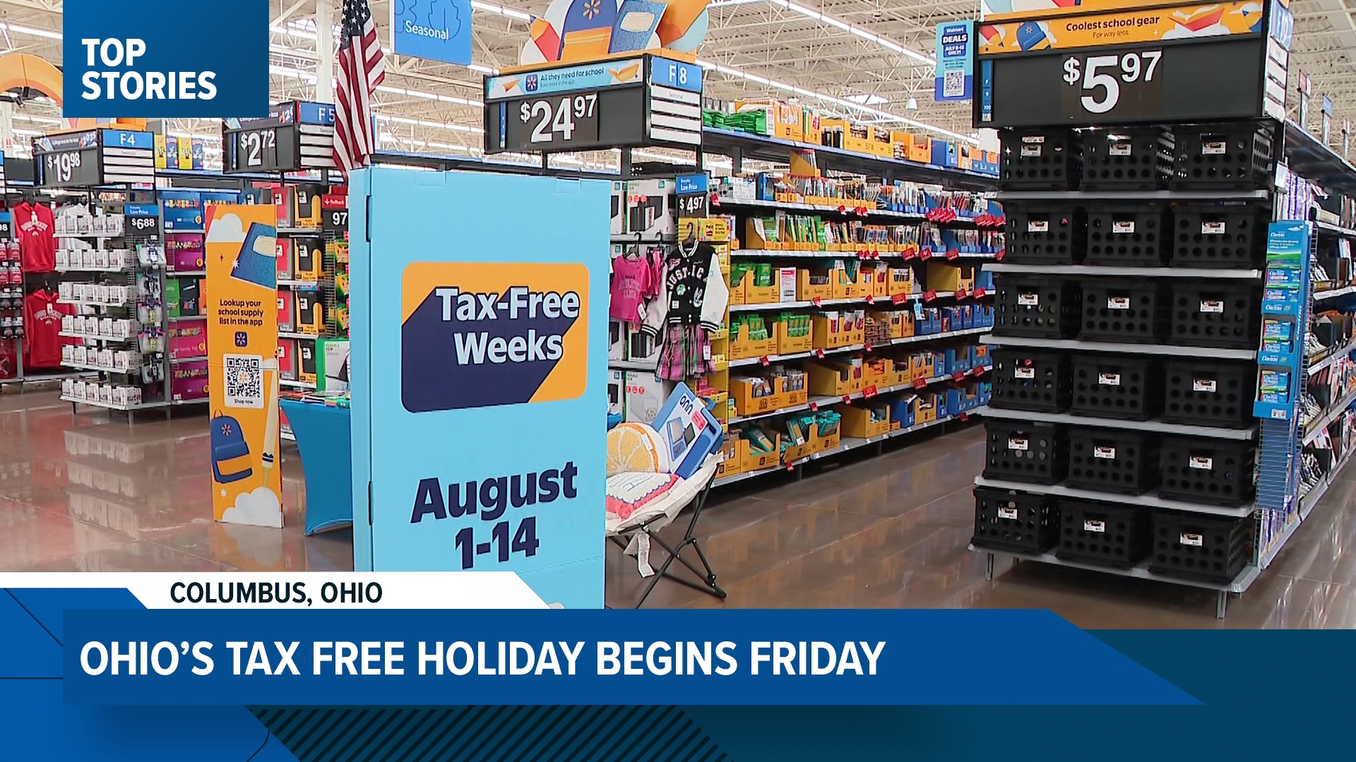Ohio's expanded sales tax holiday runs August 1-14, offering tax-free purchases on items under $500.