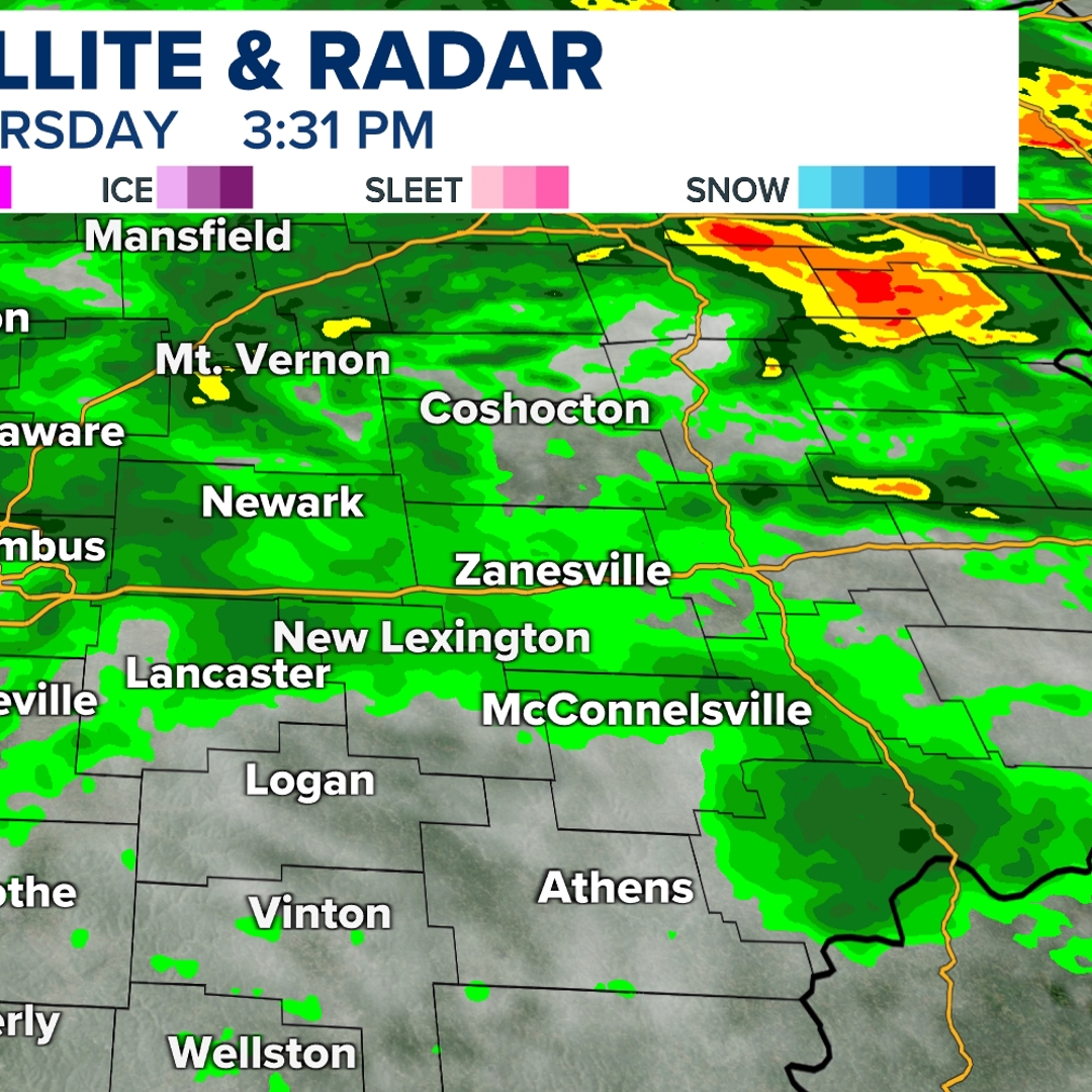 Rain, cool temps and breezy conditions in central Ohio on Thursday | 10 ...