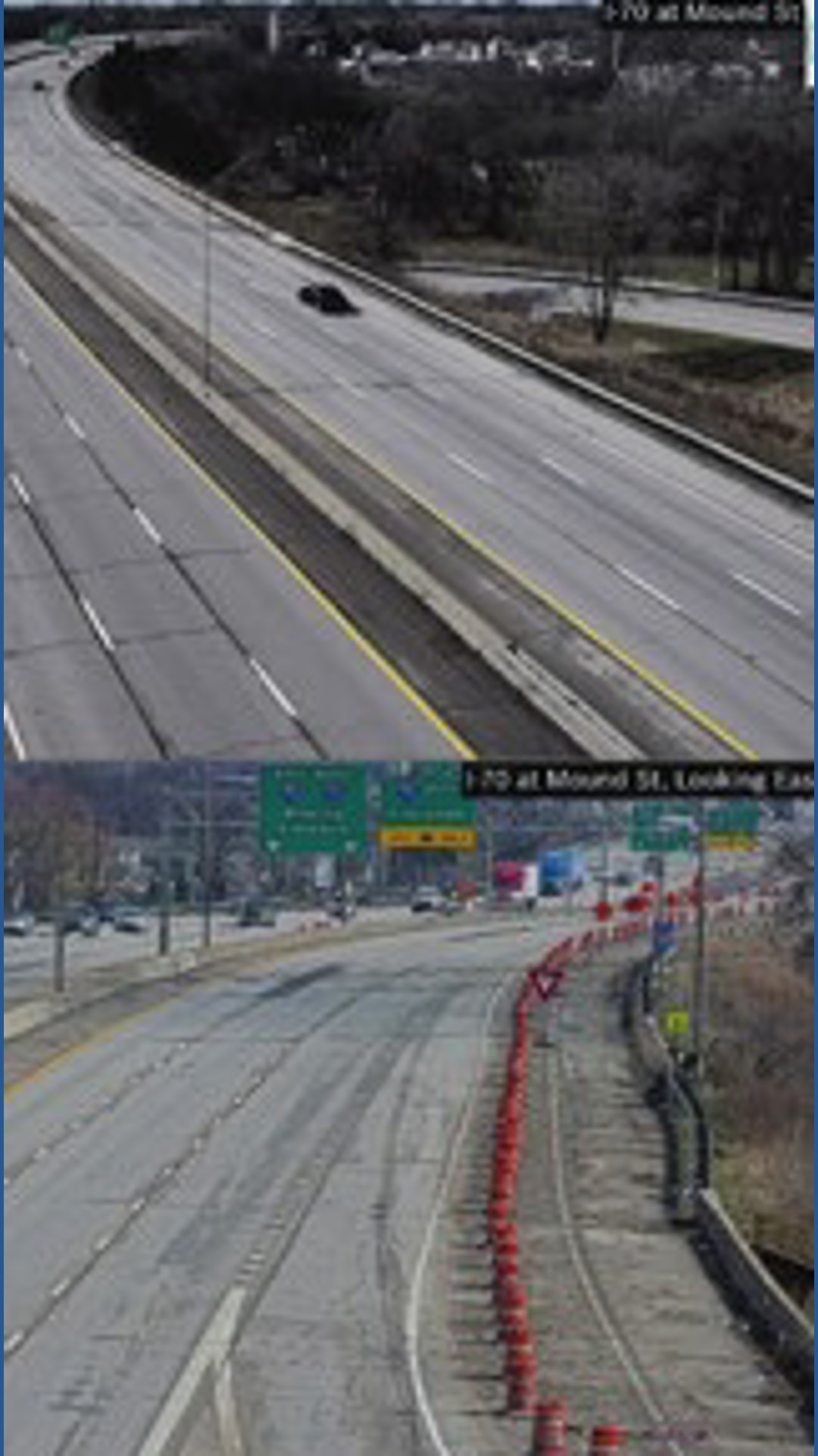 Police: I-70 near downtown Columbus shuts down after car hauler strikes ...