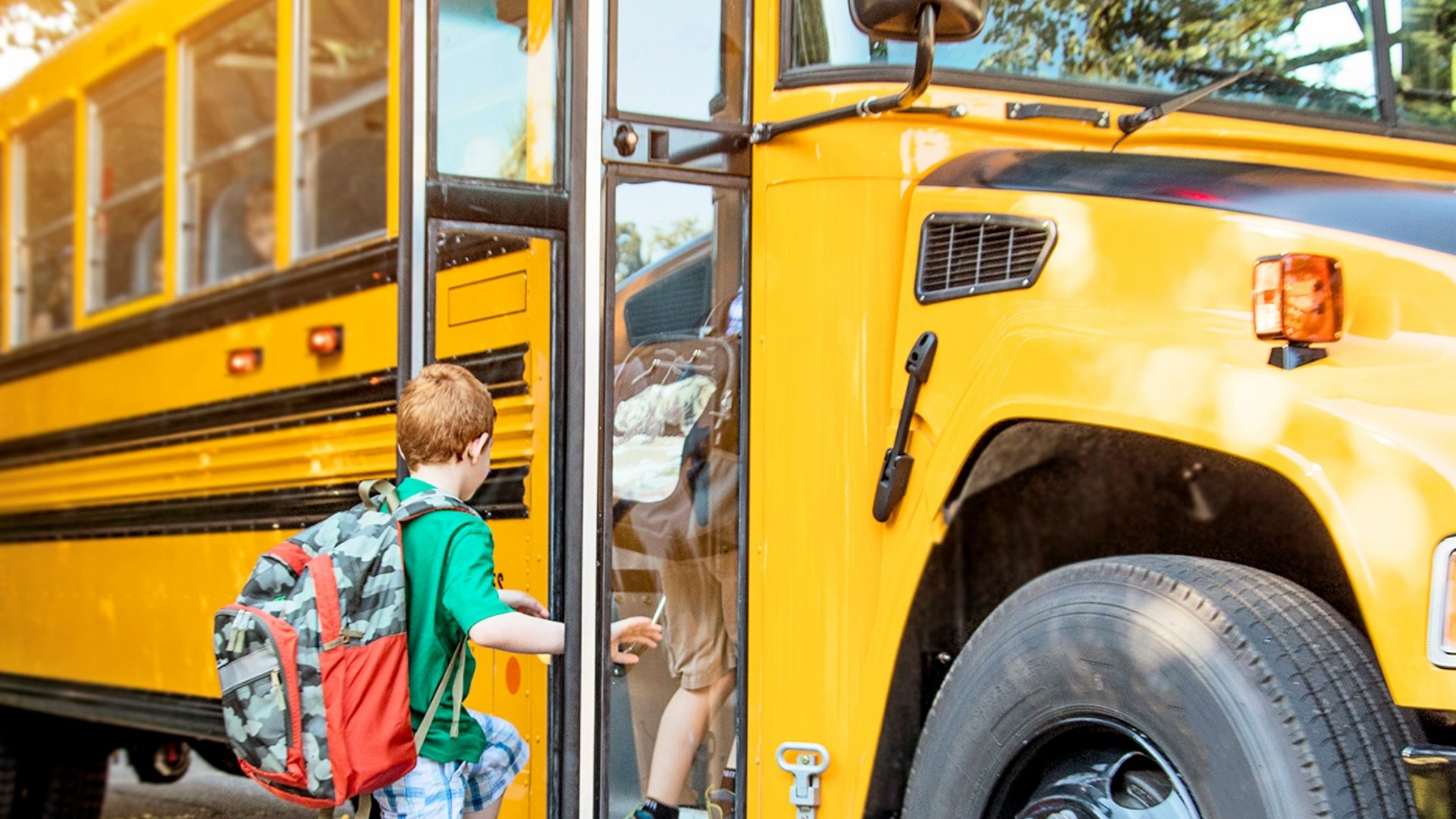 Gov. Mike DeWine is set to review school bus safety plans in Ohio.