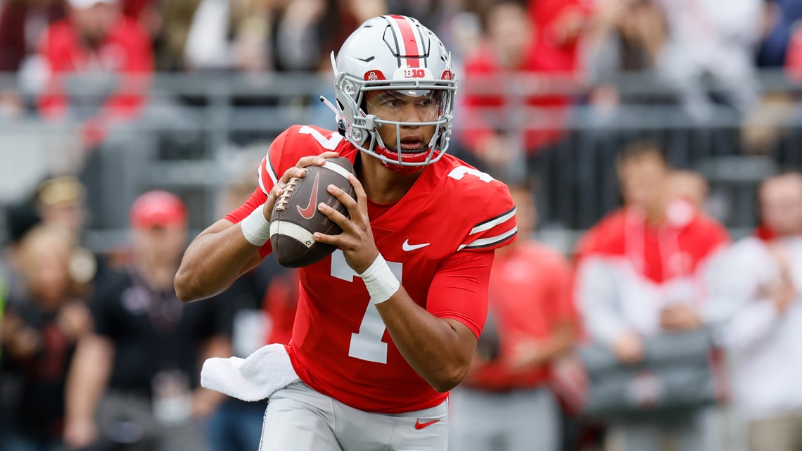 C.J. Stroud, Marvin Harrison Jr., Paris Johnson Jr., J.T. Tuimoloau and  Tommy Eichenberg Lead 10 AP All-Big Ten Selections from Ohio State