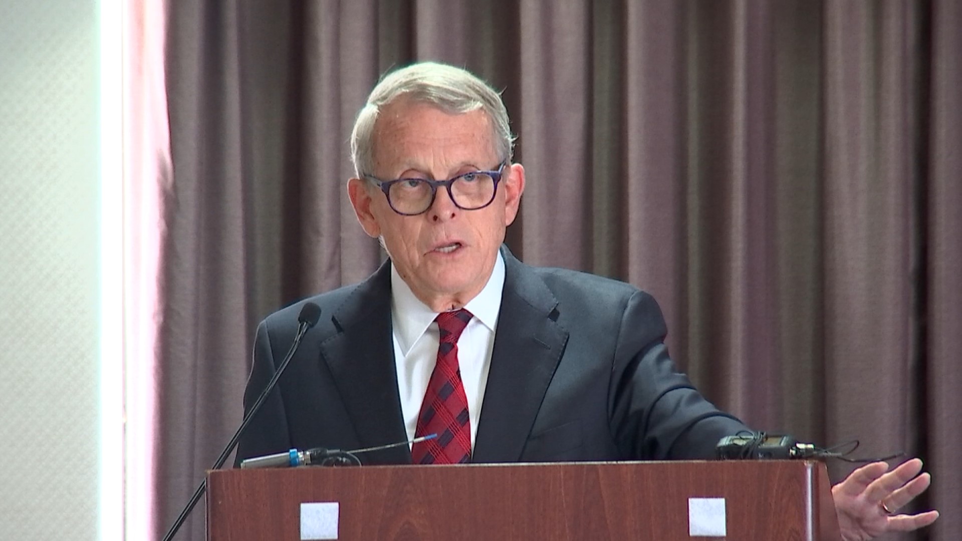 DeWine has 10 days to make a decision on the bill from when he physically received it.