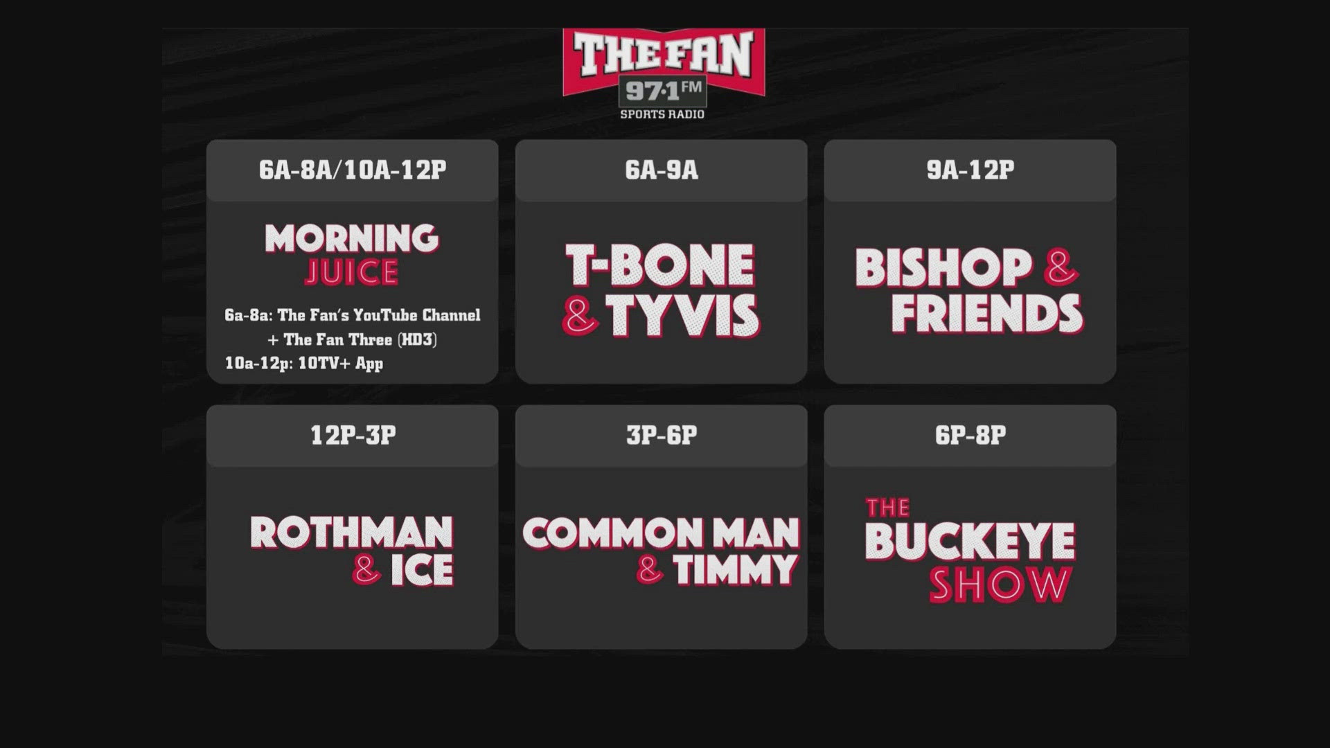 "Morning Juice," featuring Ohio State legend Bobby Carpenter, and Jeff "Tito" Thitoff, will be available on the 10TV+ free streaming app.