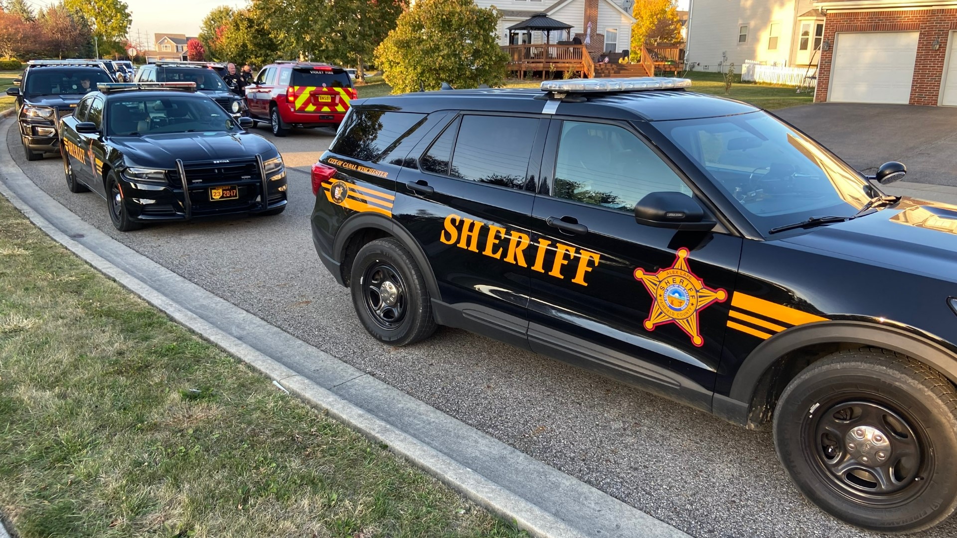 A 14-year-old boy accused of making threats that caused lockdowns at two Pickerington schools this week is also a suspect in a series of violent crimes.