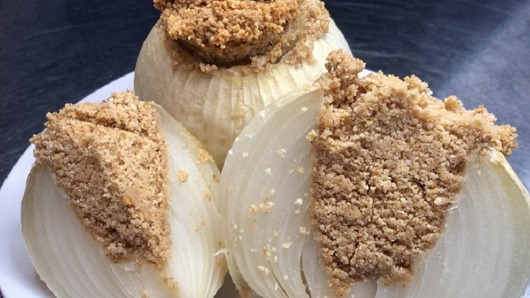 Brittany’s Bites: Peanut butter-stuffed onions